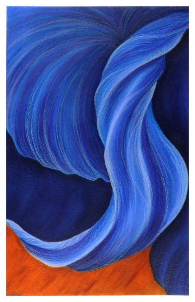 Click here to view Blue Curl by Marcia J Popp