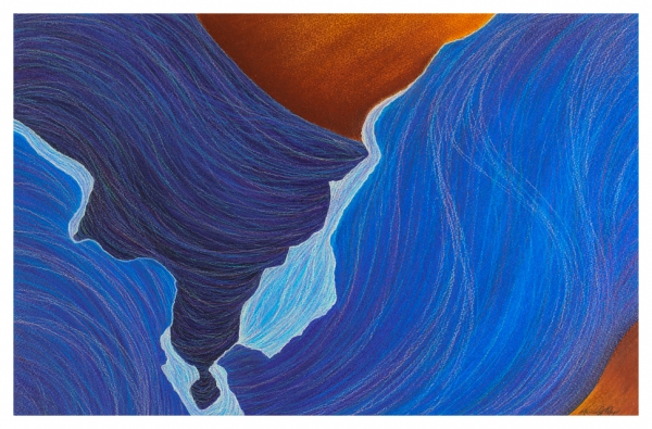 Click here to view River in Blue by Marcia J Popp